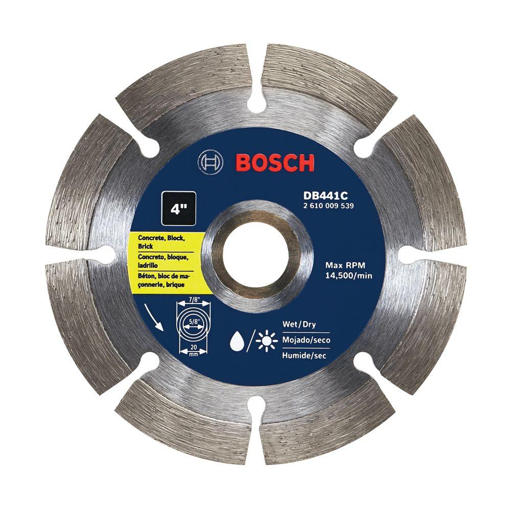 Bosch 4 in. Segmented Rim Diamond Circular Saw Blade for ...