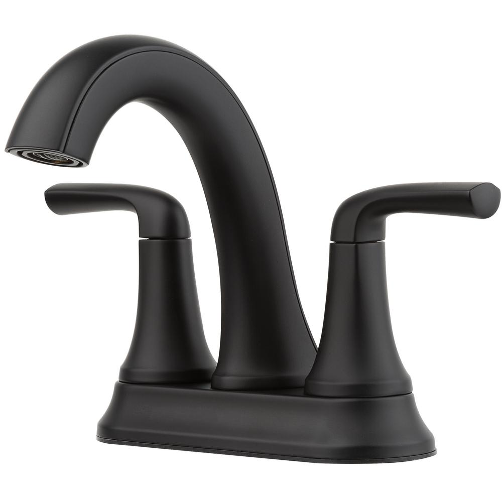 Pfister Ladera 4 in. Centerset 2-Handle Bathroom Faucet in ...