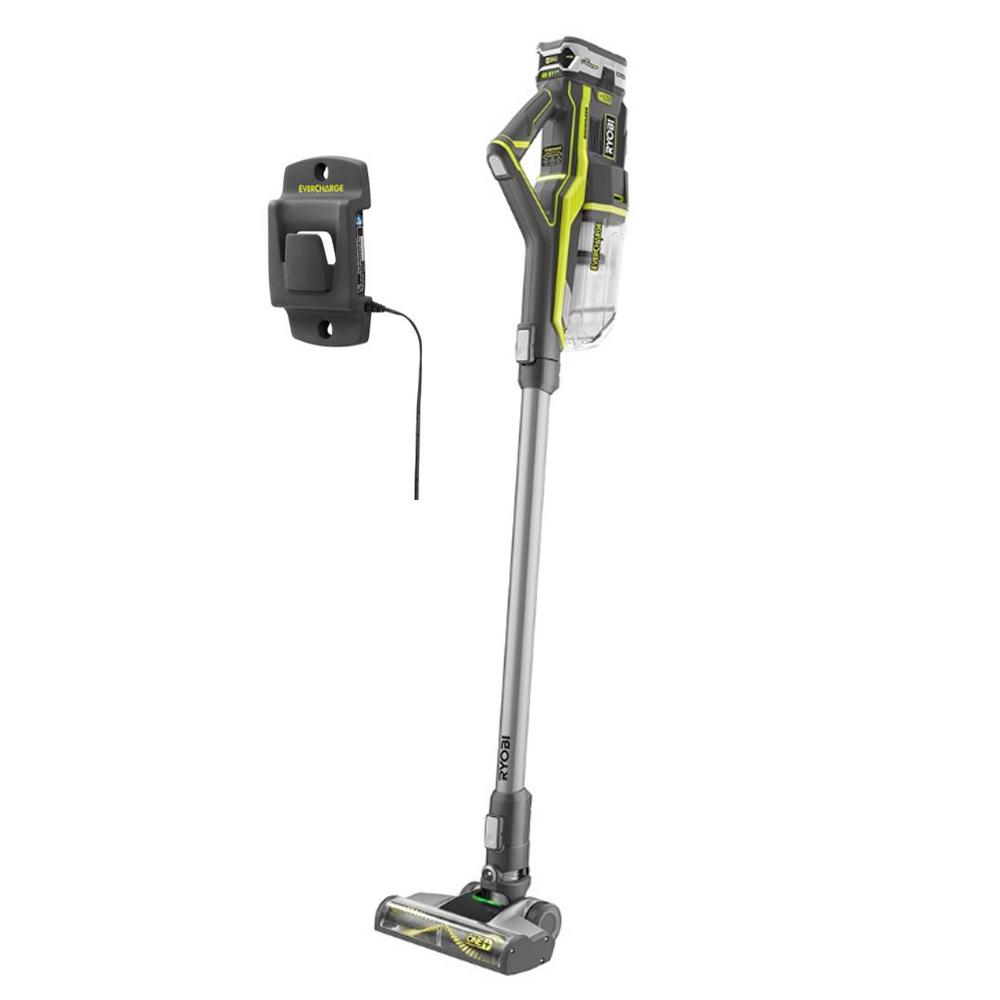 Stick Vacuums Vacuum Cleaners The Home Depot 18 Volt One Lithium Ion Cordless Stick Vacuum Cleaner