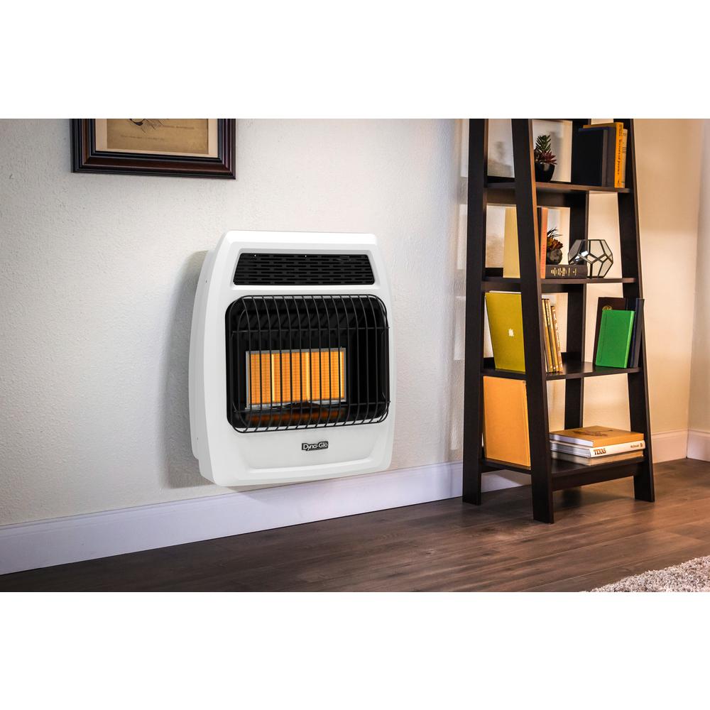 Dyna Glo 18 000 Btu Vent Free Infrared Natural Gas Thermostatic Wall Heater Irss18ngt 2n The Home Depot