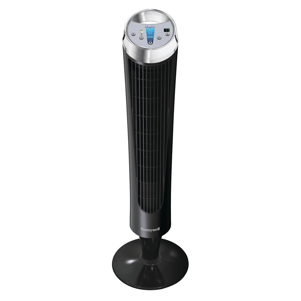 Honeywell 31.42 in. Oscillating Tower Fan in WhiteHY254 The Home Depot