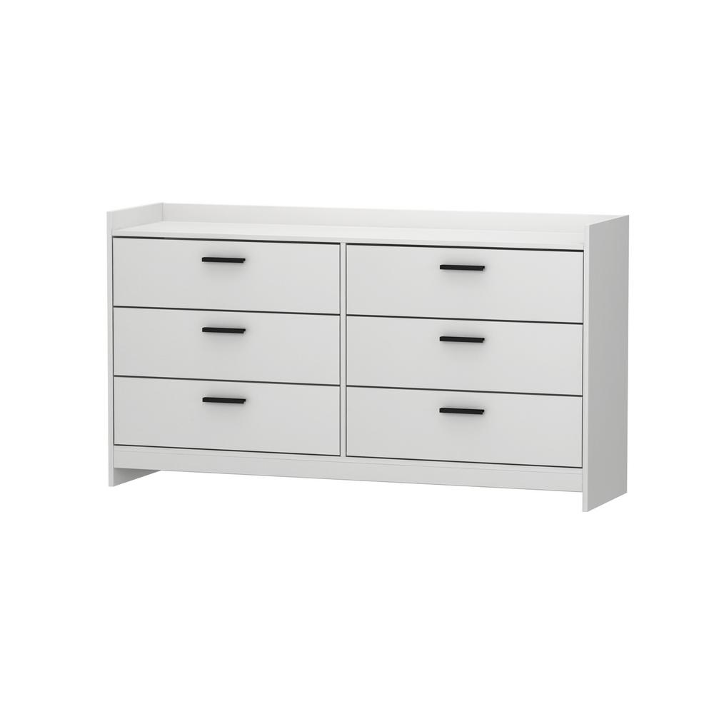 Homestar Central Park 6 Drawer Off White Dresser Eb208752w2 The