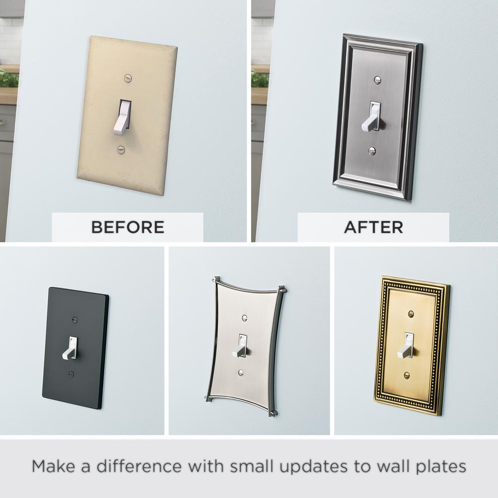 Hampton Bay Nickel 2 Gang Toggle Wall Plate 1 Pack W36399 Sne U The Home Depot - Decorative Wall Switch Plates Home Depot Hampton Bay Nickel 2 Gang Toggle Wall Plate 1 Pack W36399 Sne U The Home Depot - Decorative Wall Switch Plates Home Depot