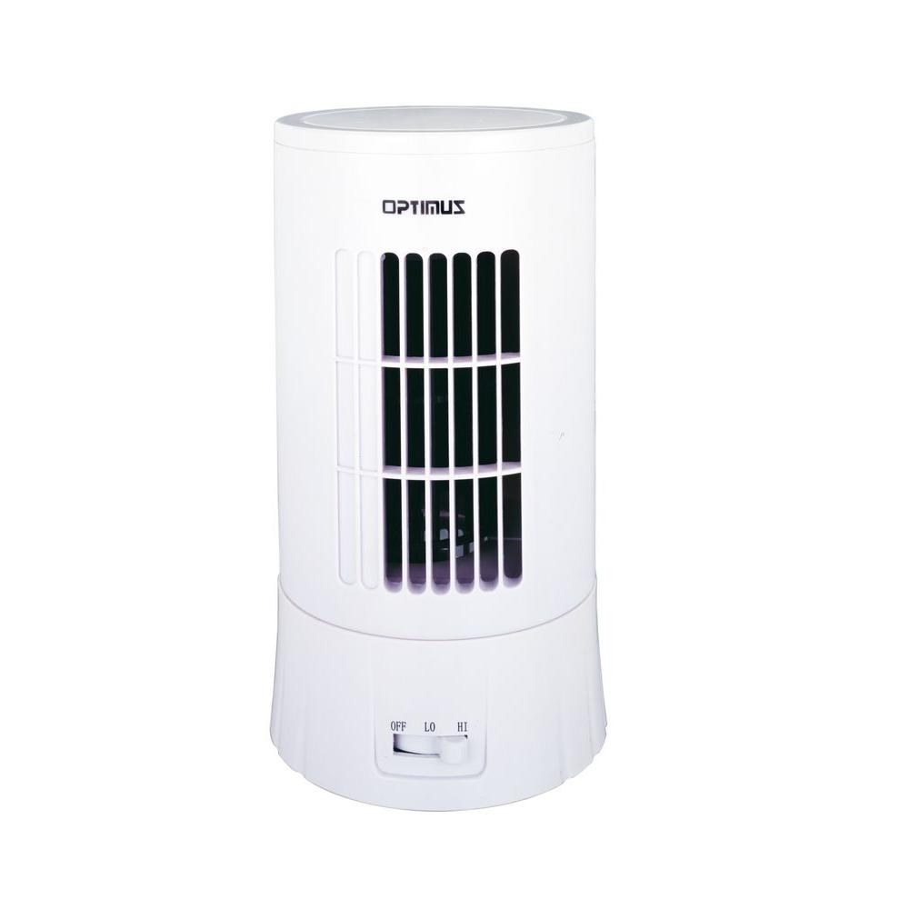 Optimus 8 In Desktop Ultra Slim Tower Fan With Led Display F7324 Desktop Ultra Slim Tower Fan With Led Display