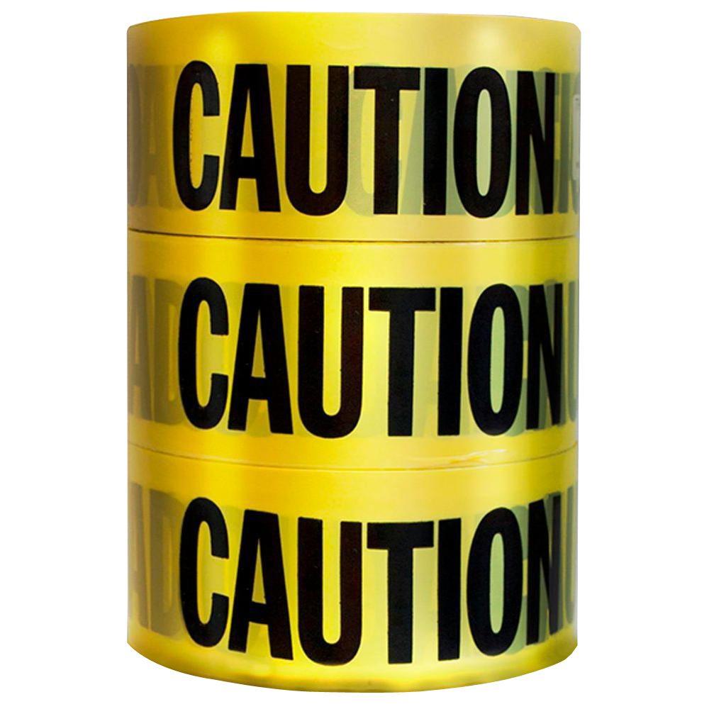 Empire 3 in. x 500 ft. Reinforced Caution Tape760600 The Home Depot