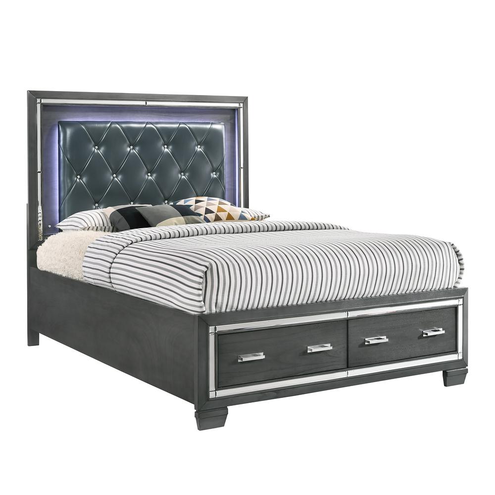 lighted headboard - beds - bedroom furniture - the home depot