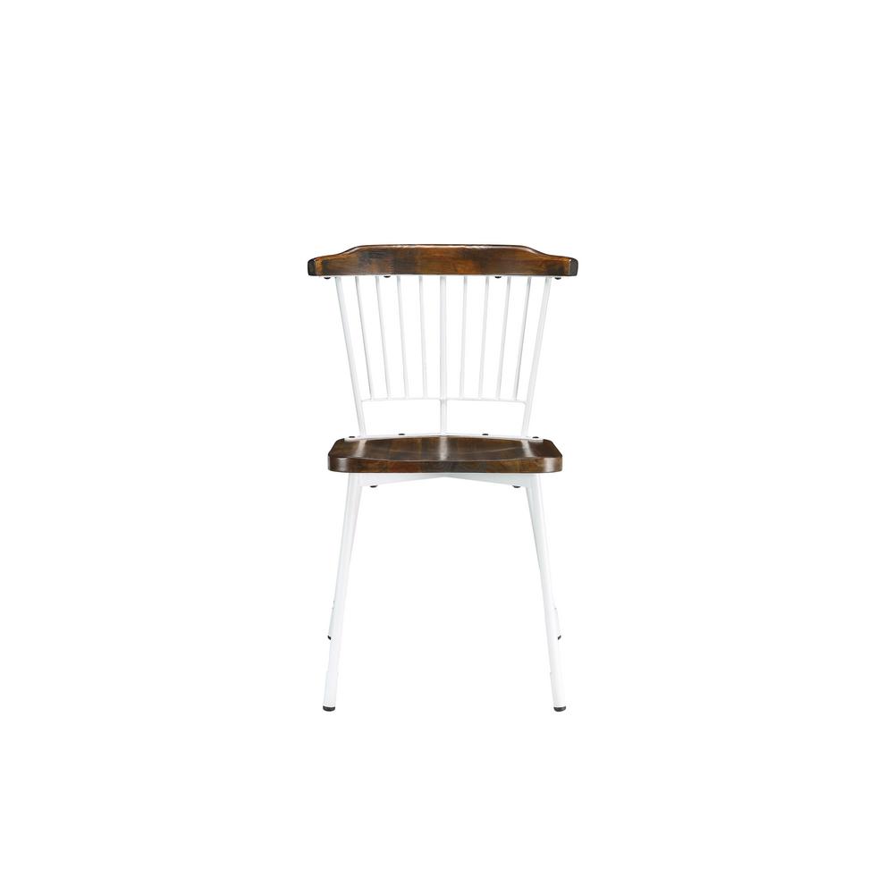 Acme Furniture Orien White And Brown Oak Side Chair Set Of 2 71797 Acme Furniture Orien White And Brown Oak Side Chair Set Of 2