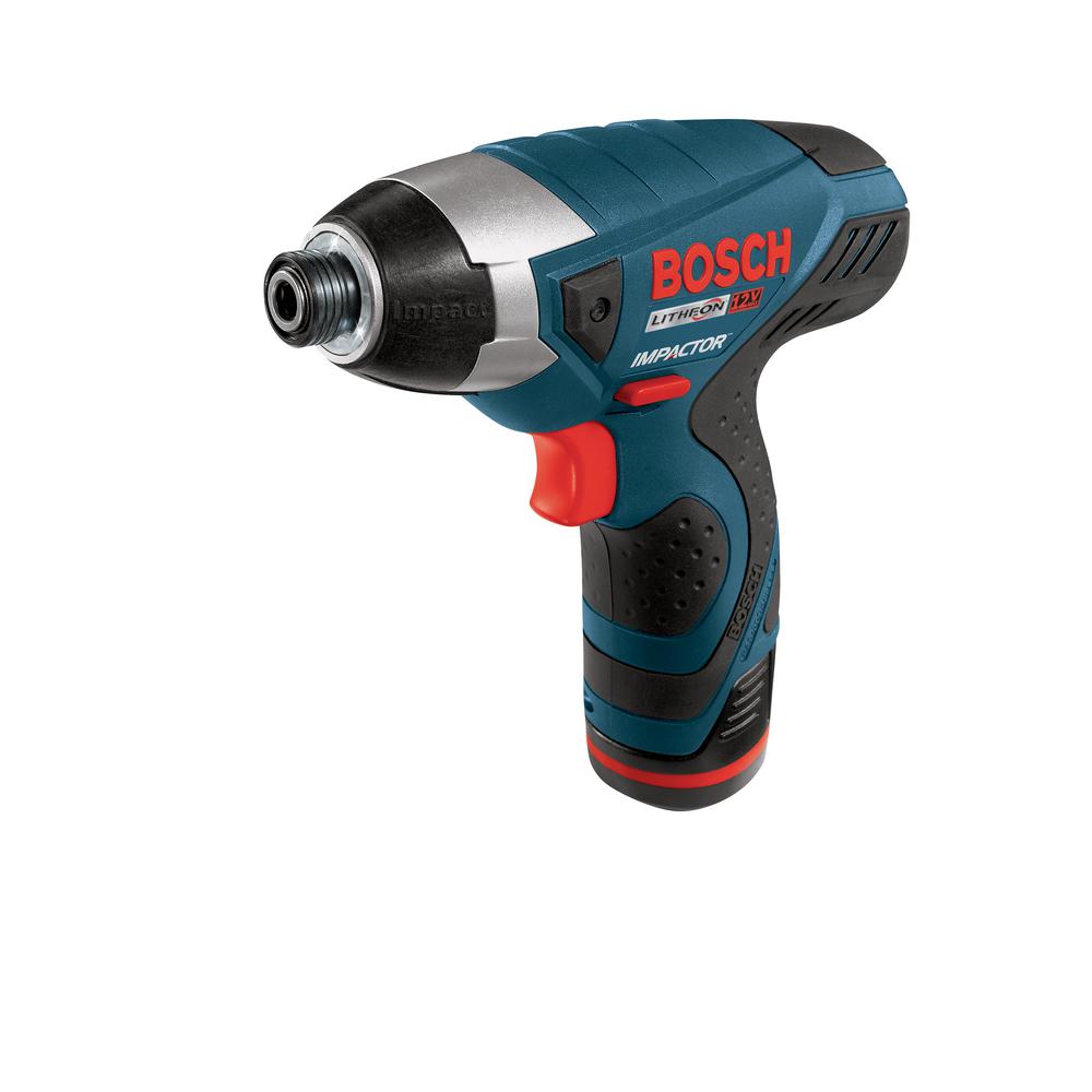 Bosch Factory Reconditioned Impact Pocket Driver with 2 BatteriesPS402RT The Home Depot