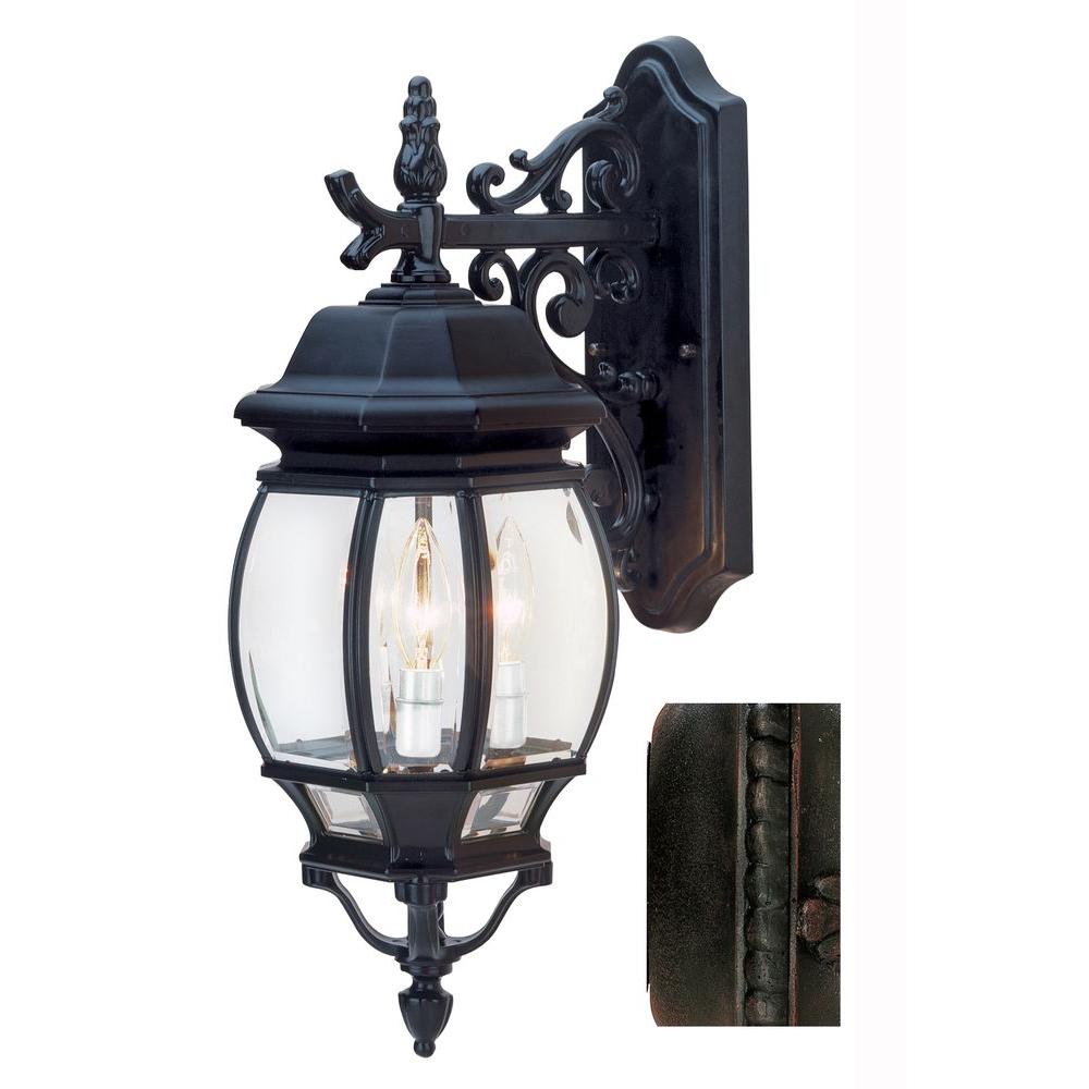 Bel Air Lighting Francisco 3 Light Rust Outdoor Wall Lantern 3 Light Rust Outdoor Wall Lantern