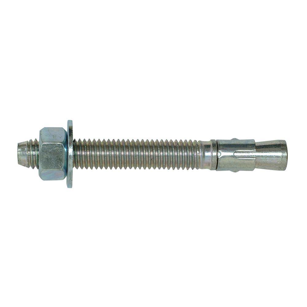 Simpson Strong Tie Wa62100 5//8-Inch by 10-Inch with 6-Inch Thread Length Zinc Plated Steel Wedge-All Anchor 10-Piece Anchor Fasteners
