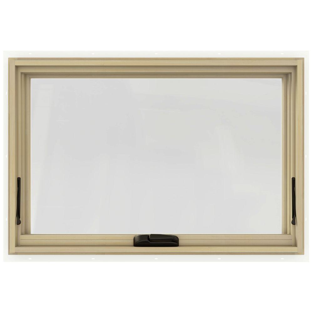 JELD-WEN 48.75 in. x 24.75 in. W-2500 Awning Clad Wood Window ...