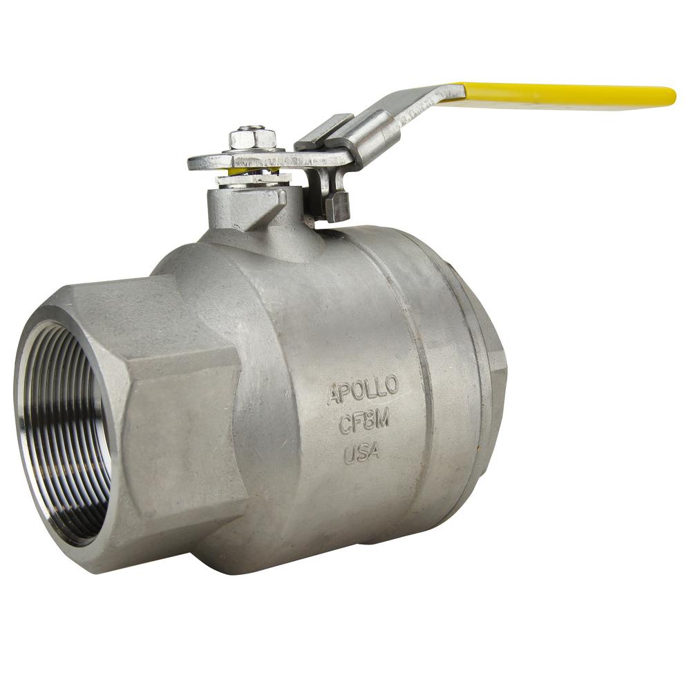 Apollo In Stainless Steel Fnpt X Fnpt Full Port Ball Valve With