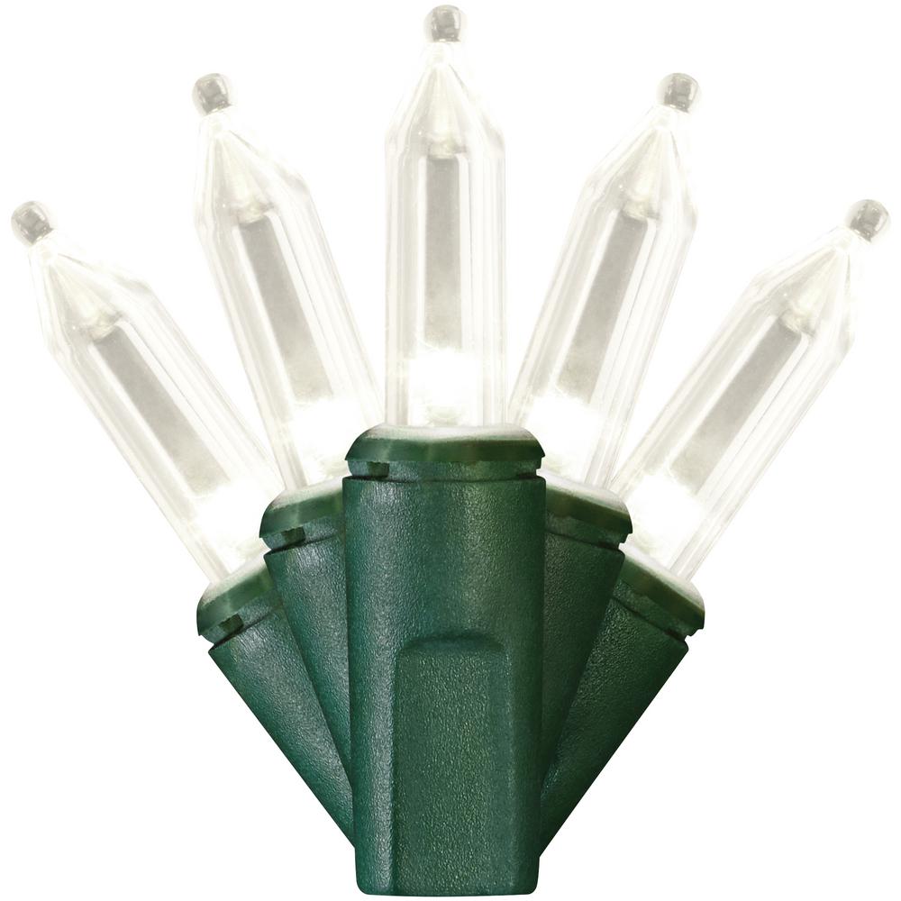 Home Accents Holiday 20 Ft 50 Light Led Warm White Battery Operated Mini String