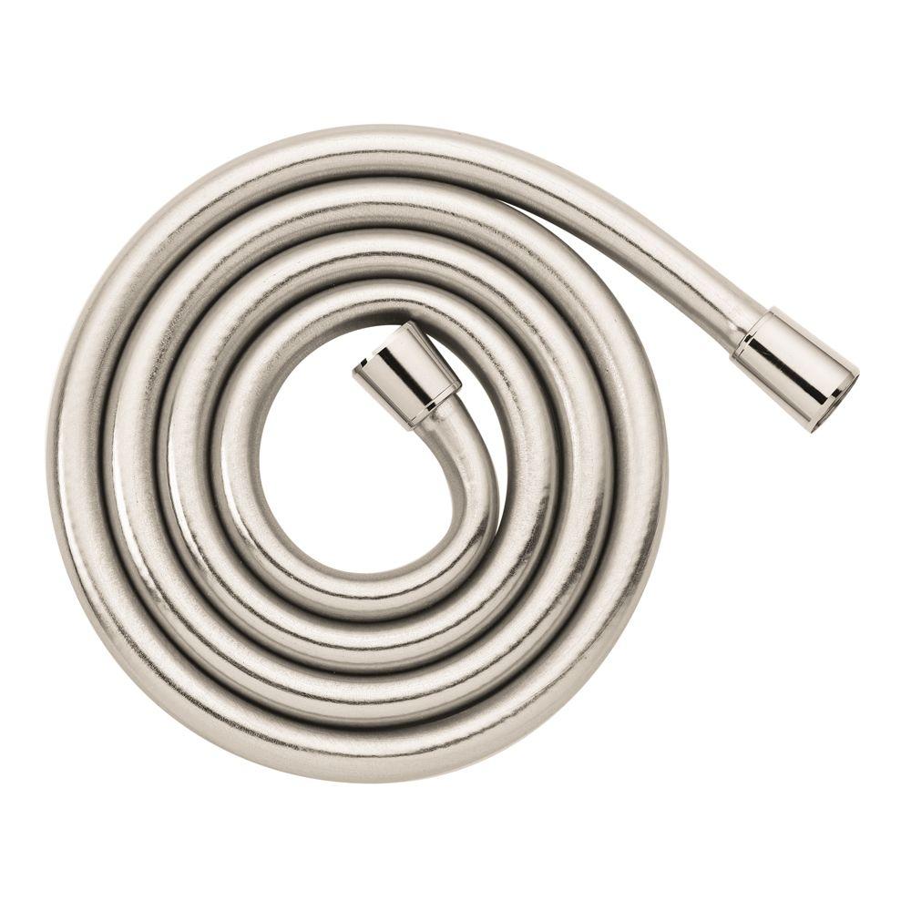 Hansgrohe Techniflex 1/2 in. x 80 in. Shower Hose in Polished Nickel