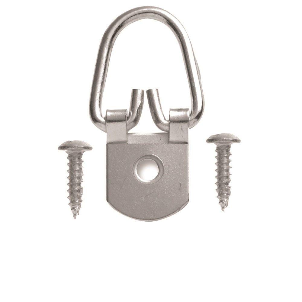 Hangz 50 Lb 1 Hole D Ring Hanger Pack 10008b The Home Depot 1 Hole D Ring Hanger 50 Pack