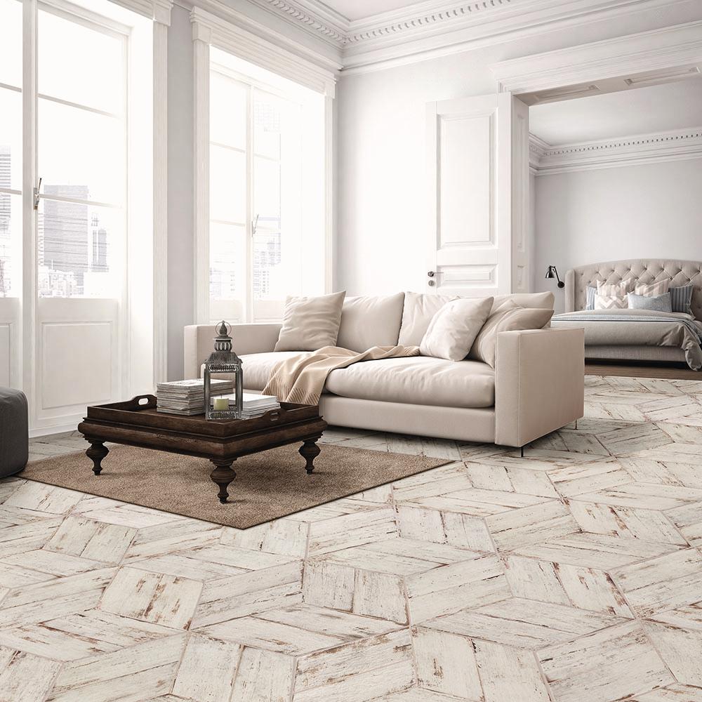 Merola Tile Retro Naveta Blanc 7 1 8 In X 16 3 Porcelain Floor And Wall 11 07 Sq Ft Case Fnurtnbl The Home Depot Merola Tile Retro Naveta Blanc 7 1 8 In