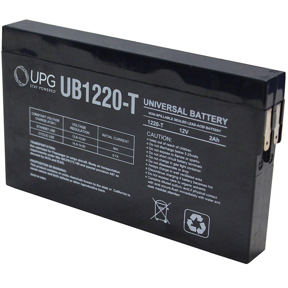 UPG SLA 12Volt ST Side Terminal BatteryUB1220T The Home Depot