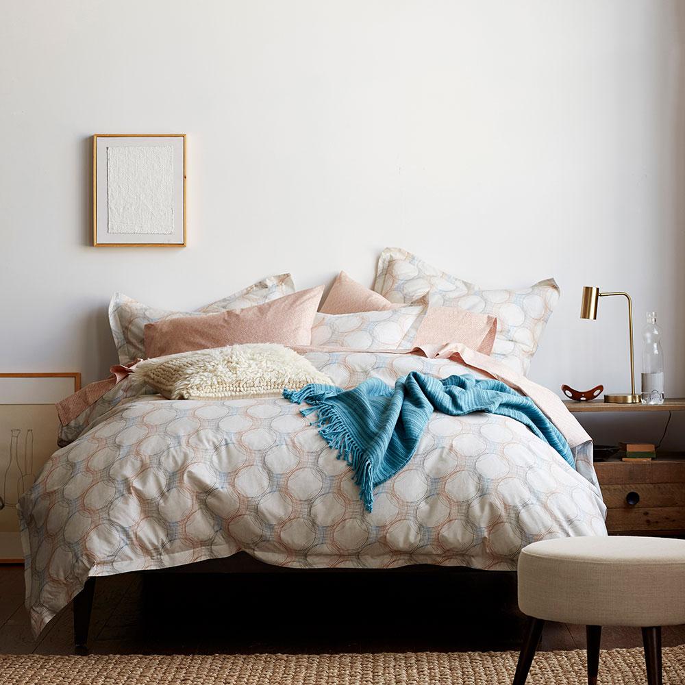 Cstudio Home By The Company Rings Geometric Organic Twin Duvet Rings Geometric Organic Twin Duvet Cover