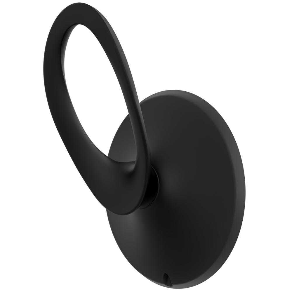 Pfister Rhen Single Robe Hook in Matte Black-BRH-RH0B ...