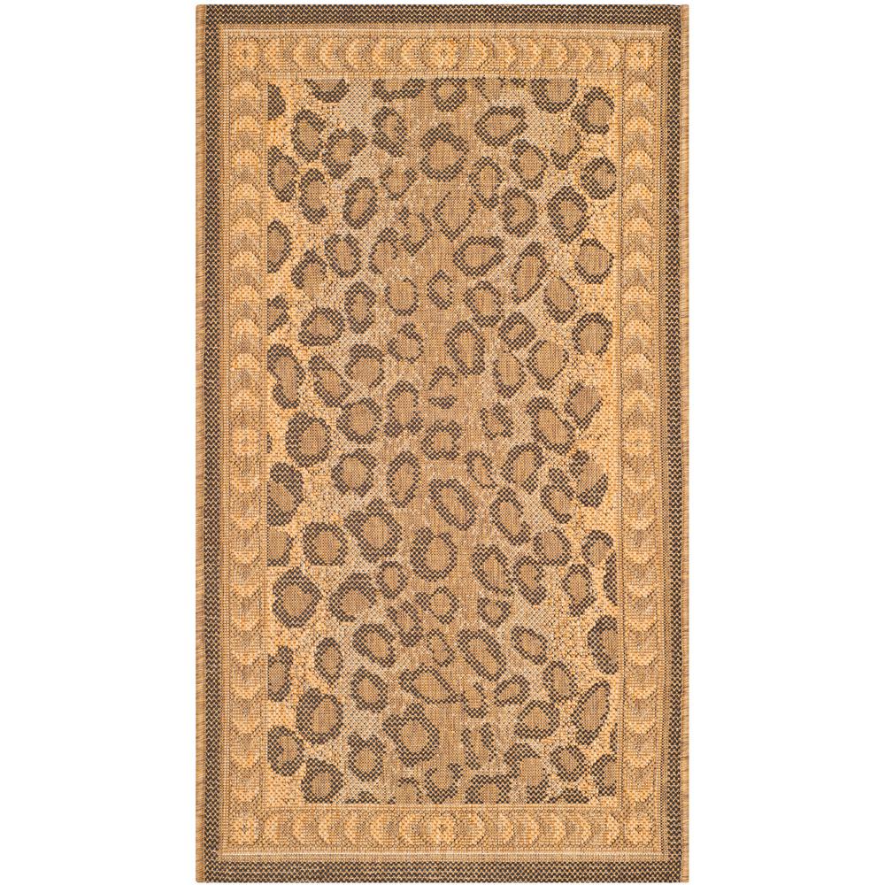 Safavieh Courtyard Natural/Gold 2 ft. x 4 ft. Indoor/Outdoor Area Rug