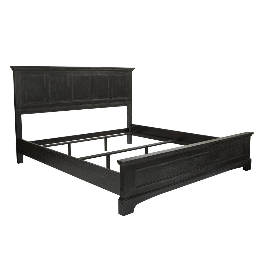 Osp Home Furnishings Farmhouse Basics 4 Piece Black King Bedroom Osp Home Furnishings Farmhouse Basics 4