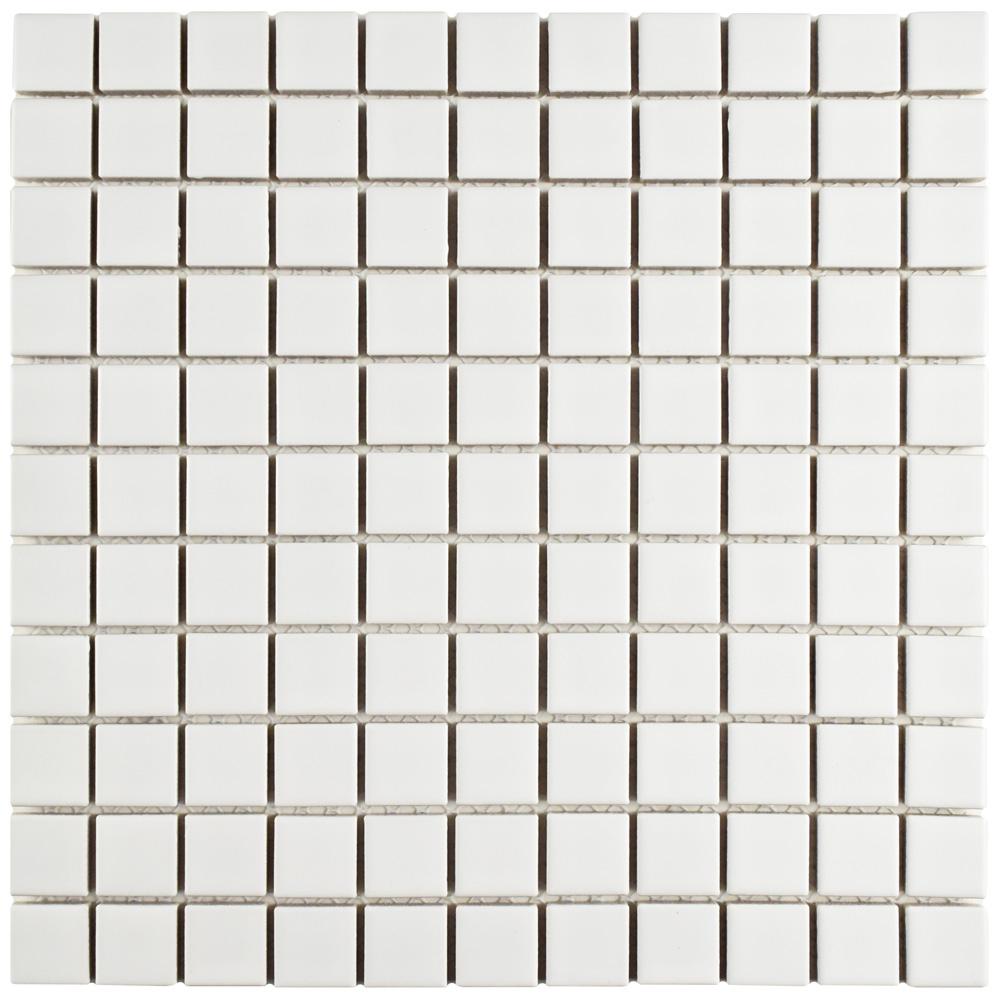 Grecian white mosaic tile