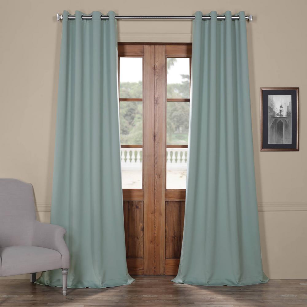 Exclusive Fabrics Furnishings Juniper Berry Green Grommet