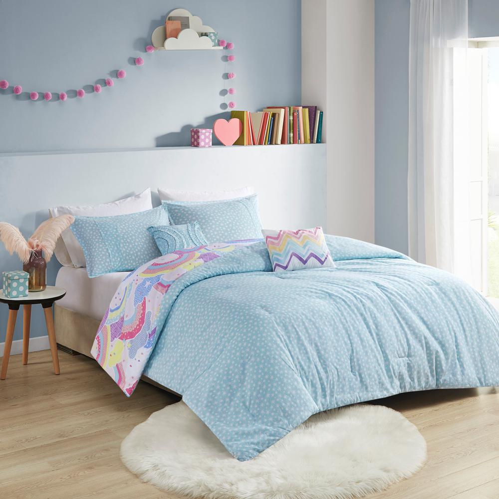 rainbow twin bedding