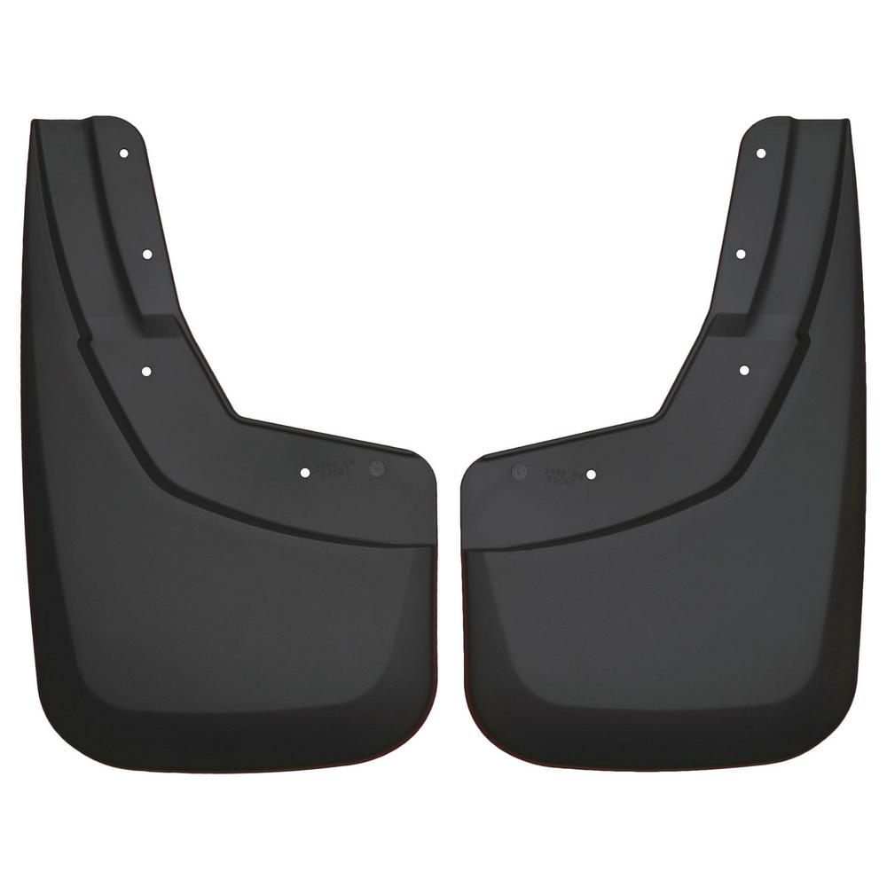 Husky Mud Guards Flaps 03-10 F250 F350 Single Rear Wheel w// Fender Flares BLACK