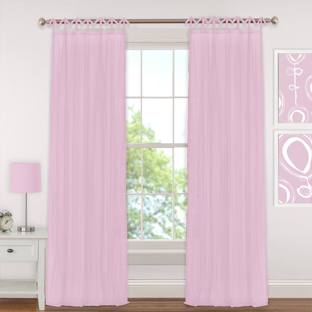 Elrene Greta 52 in. W x 95 in. L Polyester Sheer Window Curtain PaneL