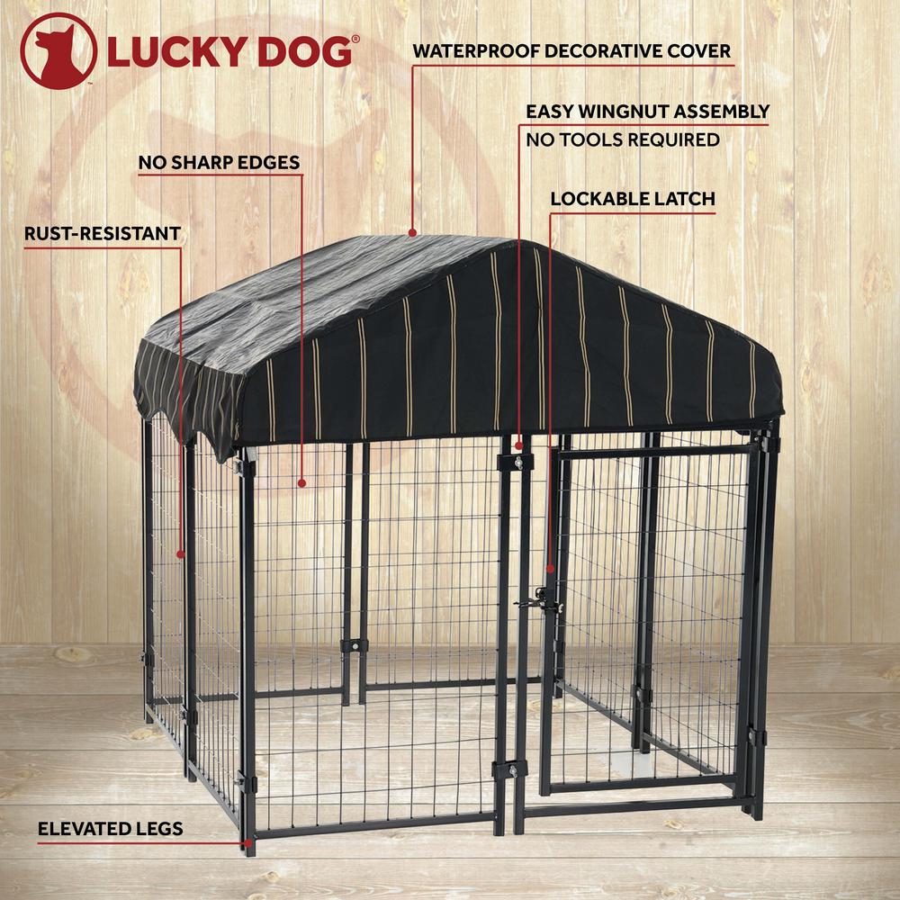 lucky dog kennel home depot