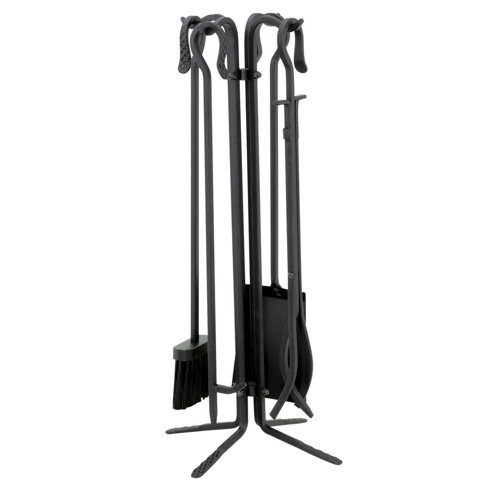 Lavish Home 80-FPTS-3 Fireplace Tools Matte Black
