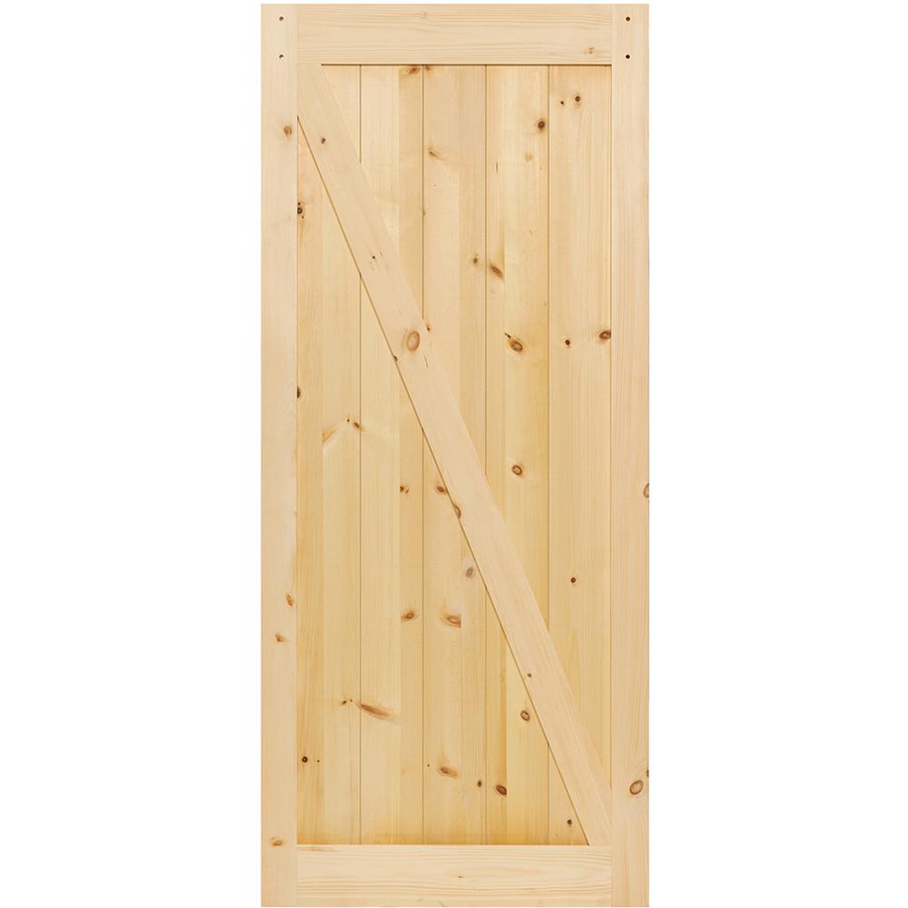 Kimberly Bay 36 in. x 83.5 in. Kimberly Bay ZRail Unfinished Solid