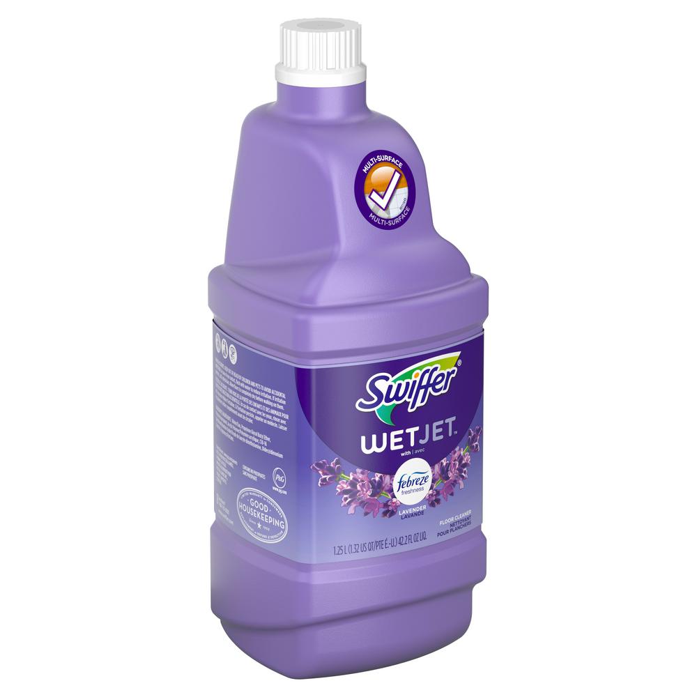 Swiffer WetJet Floor Cleaner Solution Refill, Lavender, 1 Ct