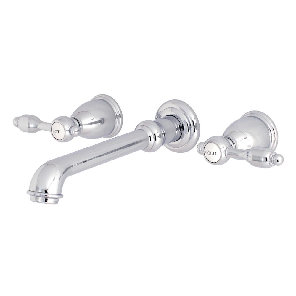 Kingston Brass Tudor 2 Handle Wall Mount Roman Tub Faucet Filler