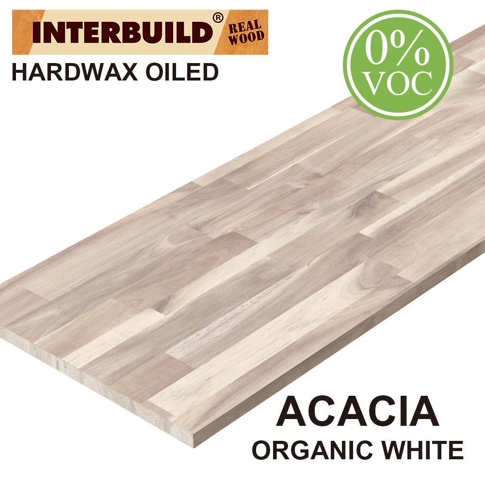 Interbuild Acacia 8 ft. L x 25 in. D x 1.5 in. T Butcher Block