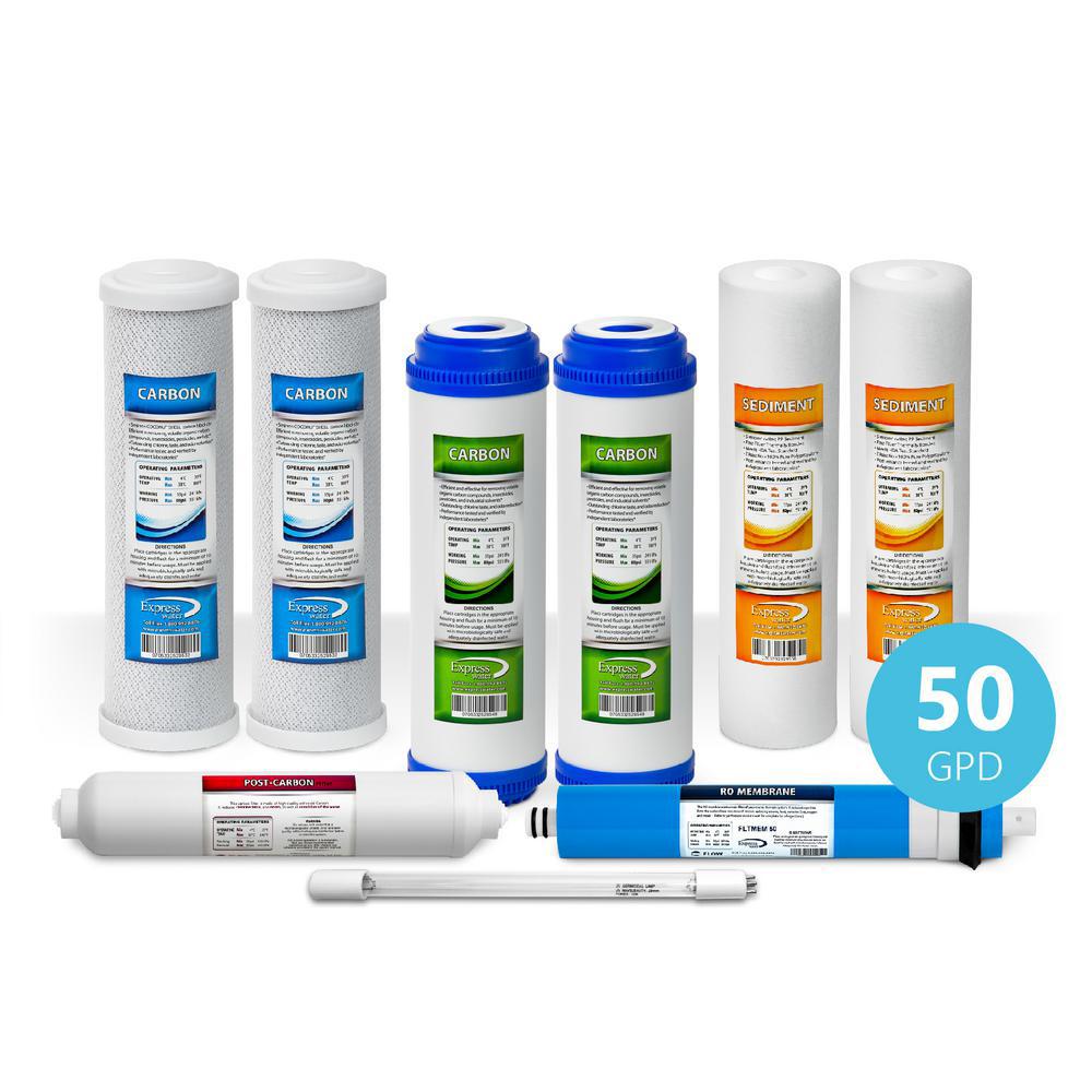 Olympia Water Systems Complete 50 GPD 5Stage Replacement Filter Set