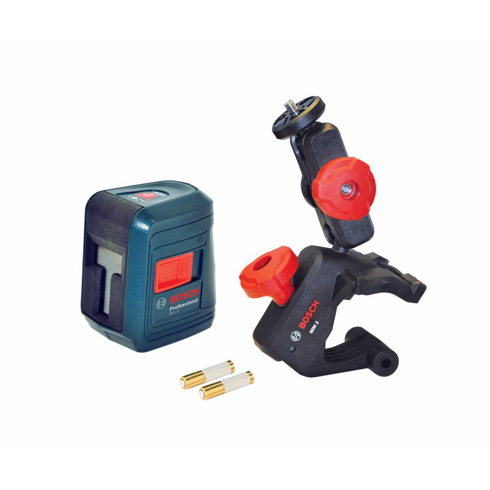 Bosch Self Leveling Cross Line Laser Level 30ft Smart Pendulum W