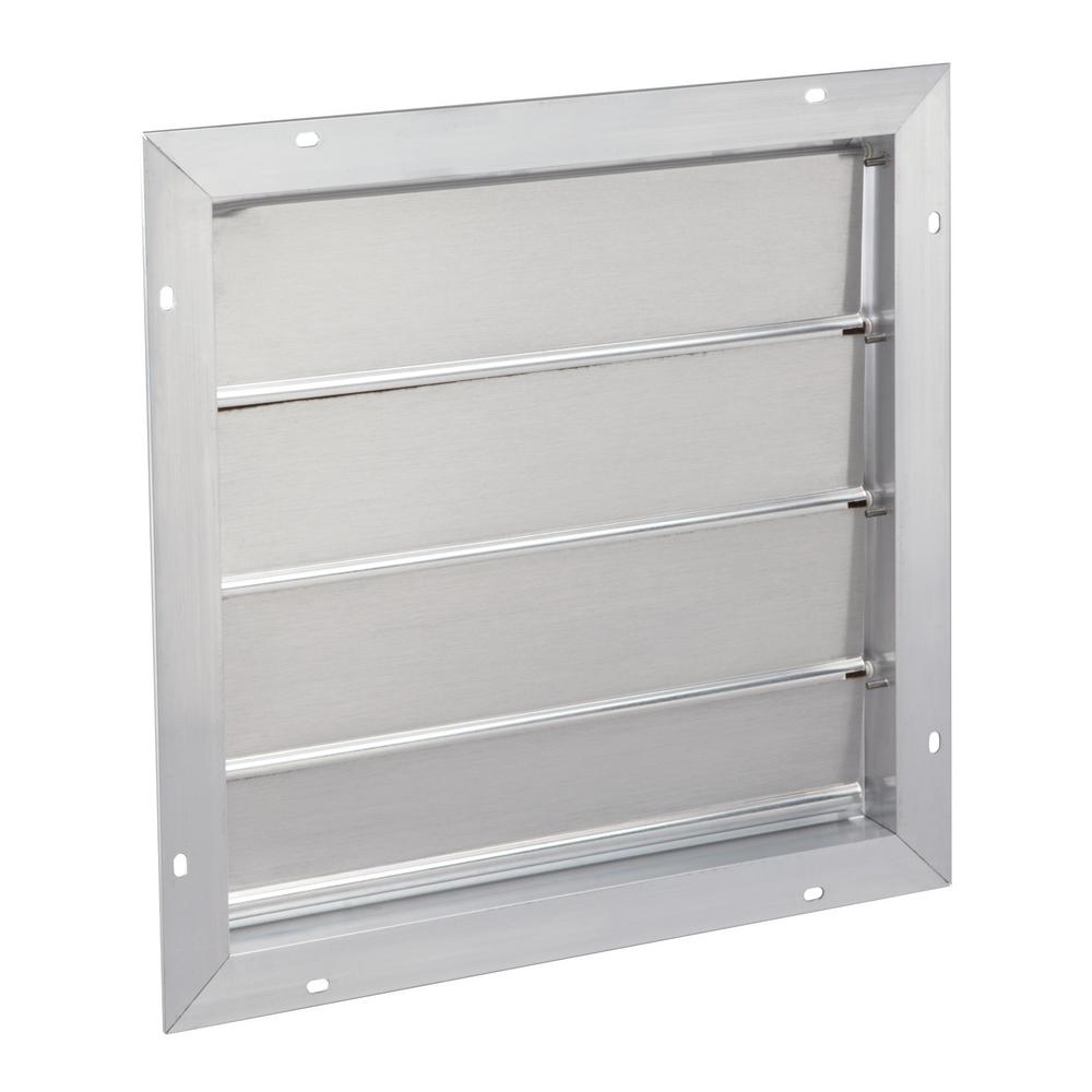 Broan 16.75 in. x 16.75 in. Aluminum Automatic Gable Square Mount ...