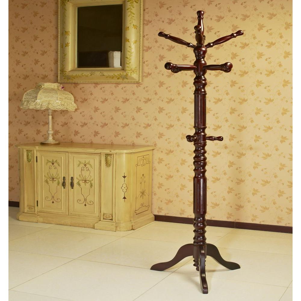 MegaHome Cherry 12-Hook Coat Rack by MegaHome