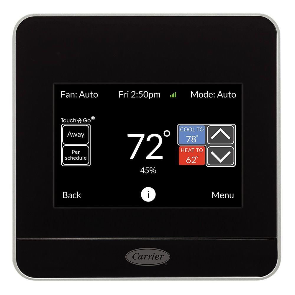 Carrier Cor 7 Day Programmable Wi Fi Thermostat With Energy Reports 