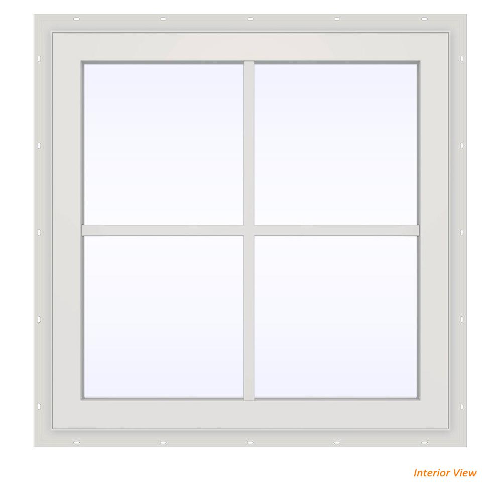 TAFCO WINDOWS 20 in. x 25 in. Utility Fixed Picture Vinyl Window with