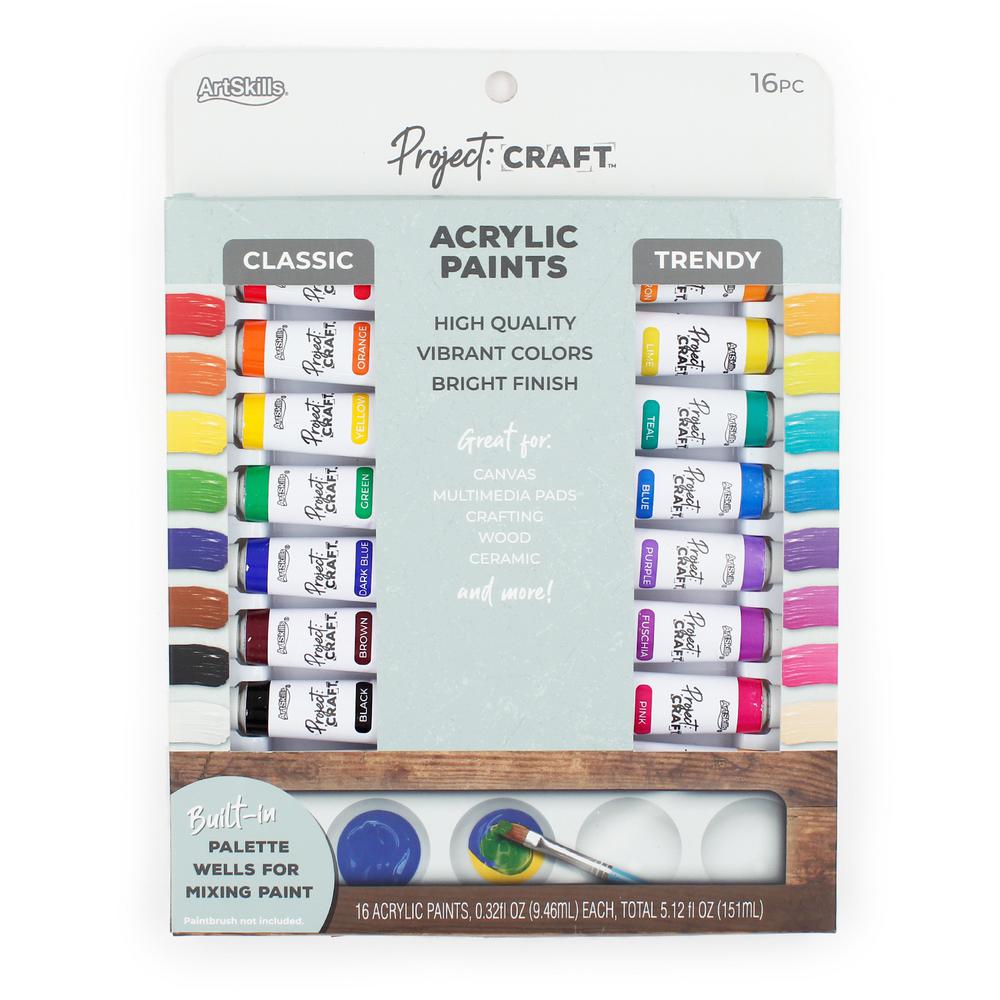 ArtSkills Project Craft Premium Acrylic Paint Set for Art & Crafting