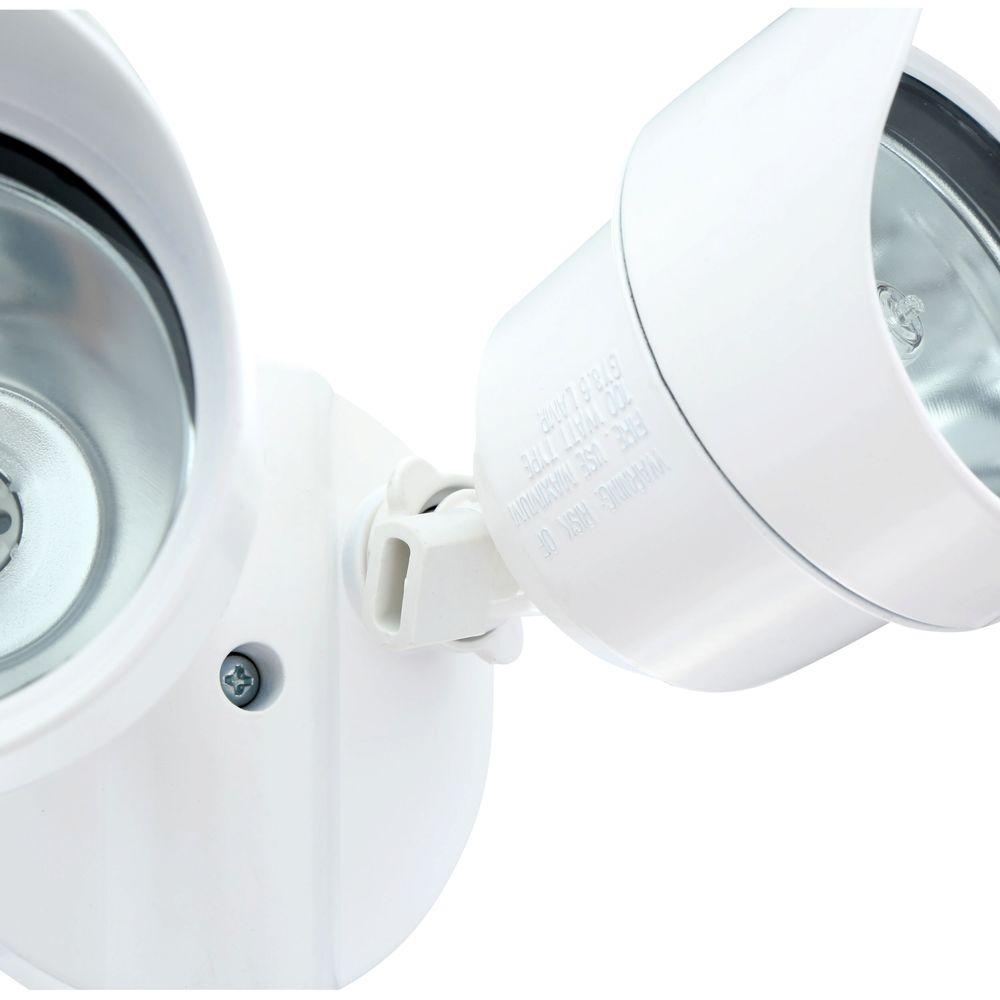 Lithonia Lighting 2 Light Wall Mount Outdoor White Flood