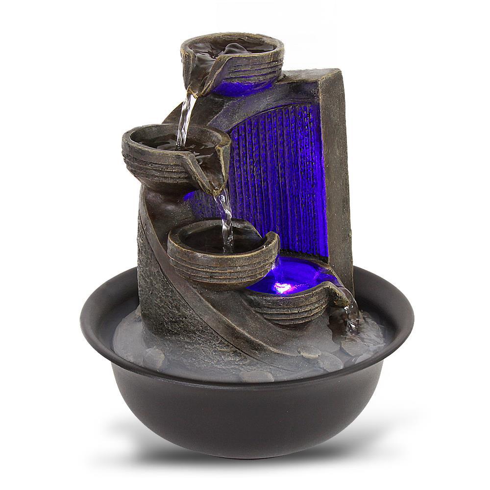 Serene Life Water Fountain - Relaxing Tabletop Water Feature Decoration