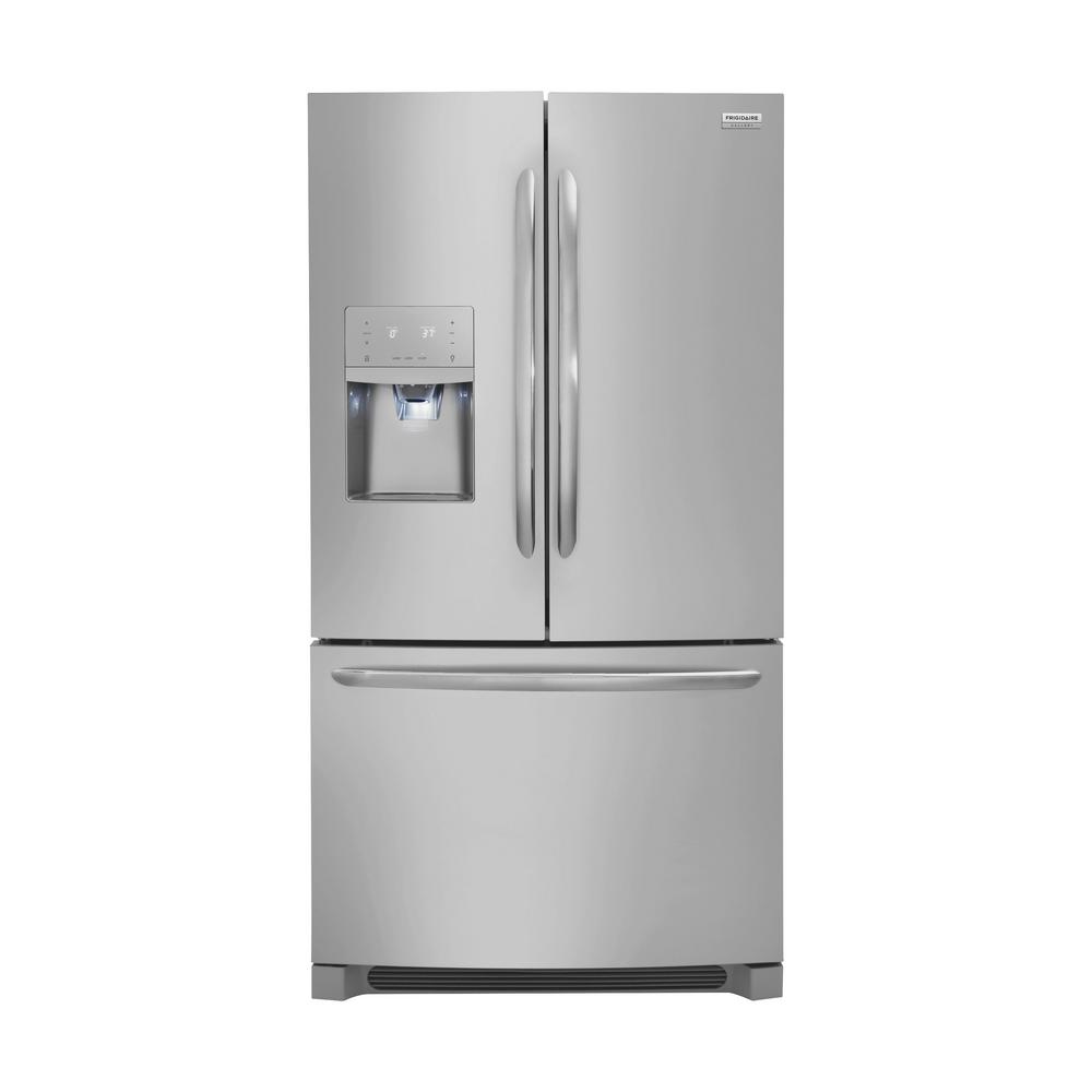 FRIGIDAIRE GALLERY 21.7 cu. ft. French Door Refrigerator in Stainless Steel, Counter Depth, Smudge-Proof Stainless Steel was $2949.0 now $1998.0 (32.0% off)