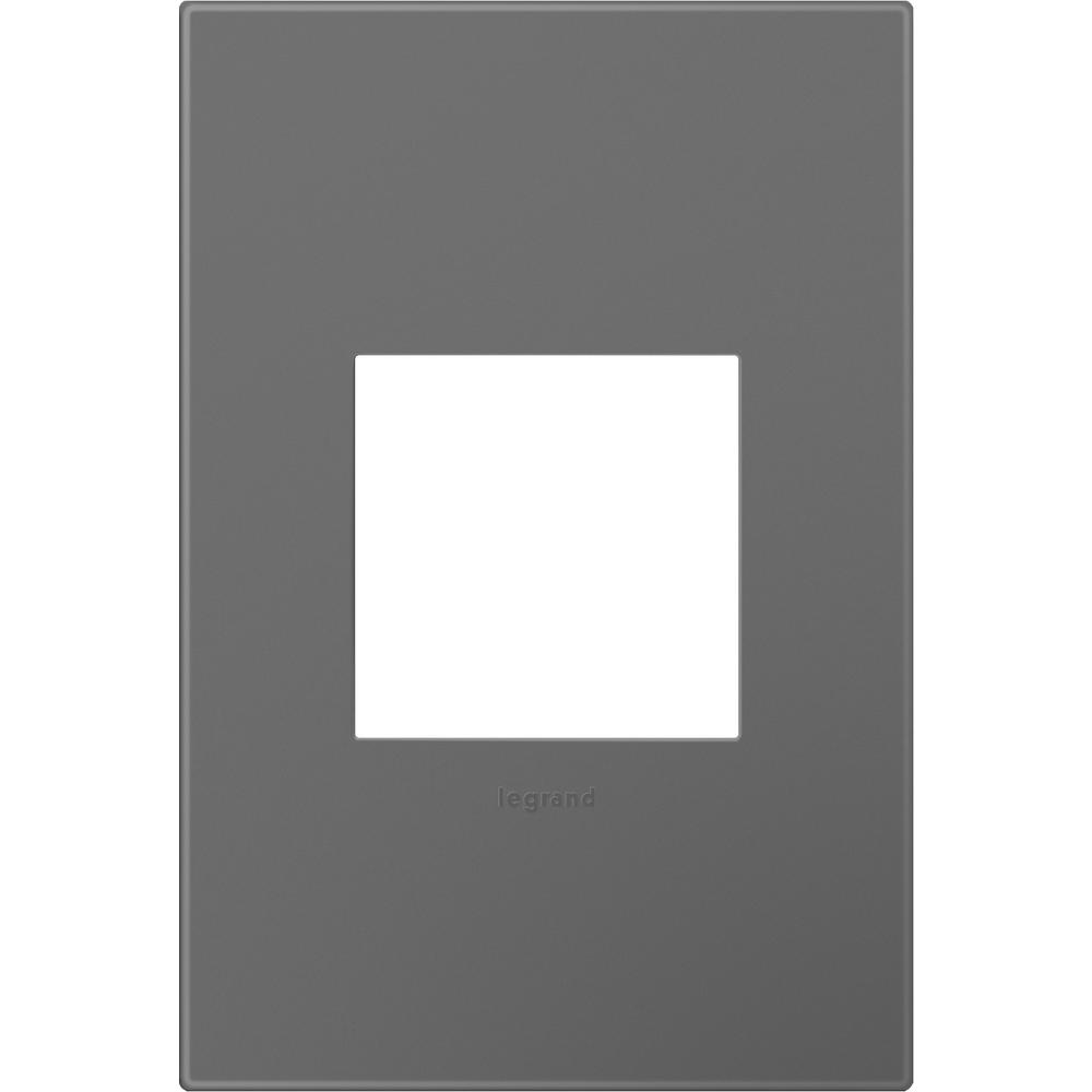 Legrand adorne 1Gang Wall Plate, MagnesiumAWP1G2MG6 The Home Depot