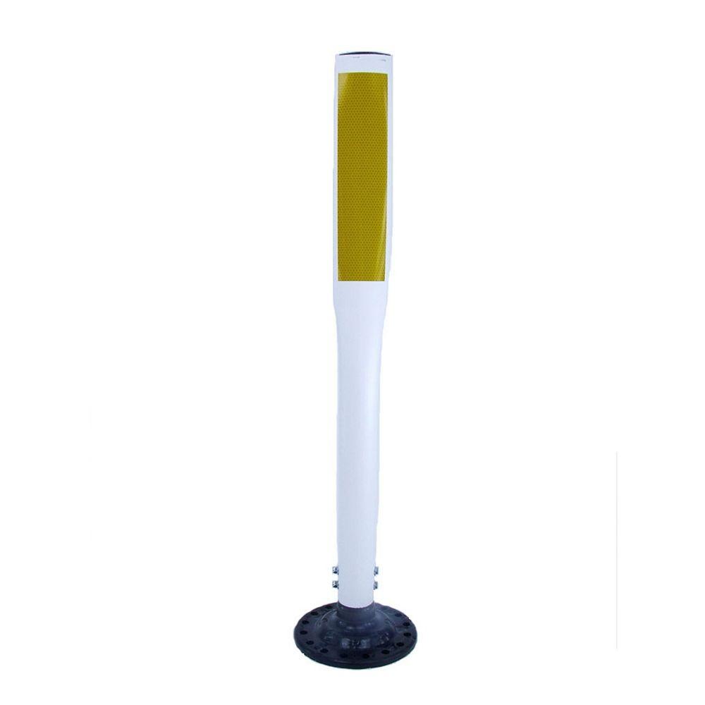 Three D Traffic Works 36 in. White Flat Delineator Post with 3 in. x 12