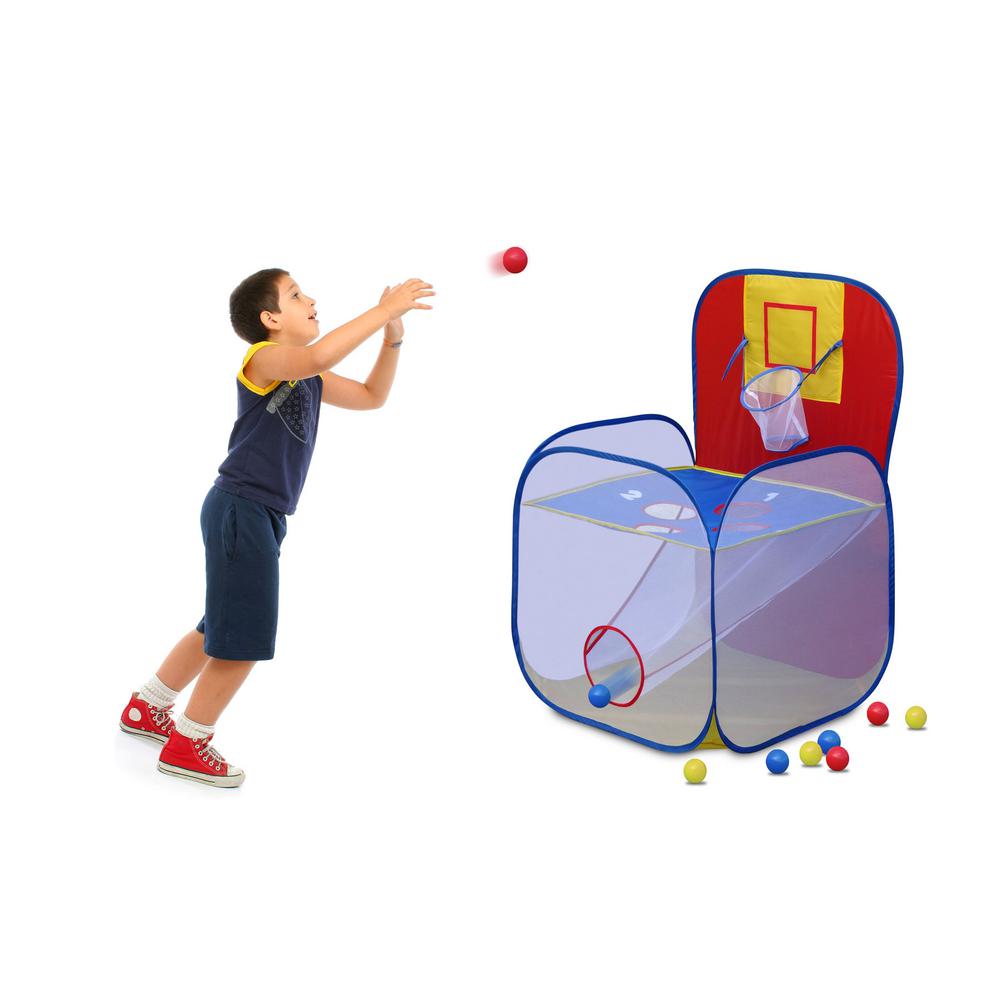 GigaTent TossIt Pop Up Basketball Game Includes Colorful BallsCT027