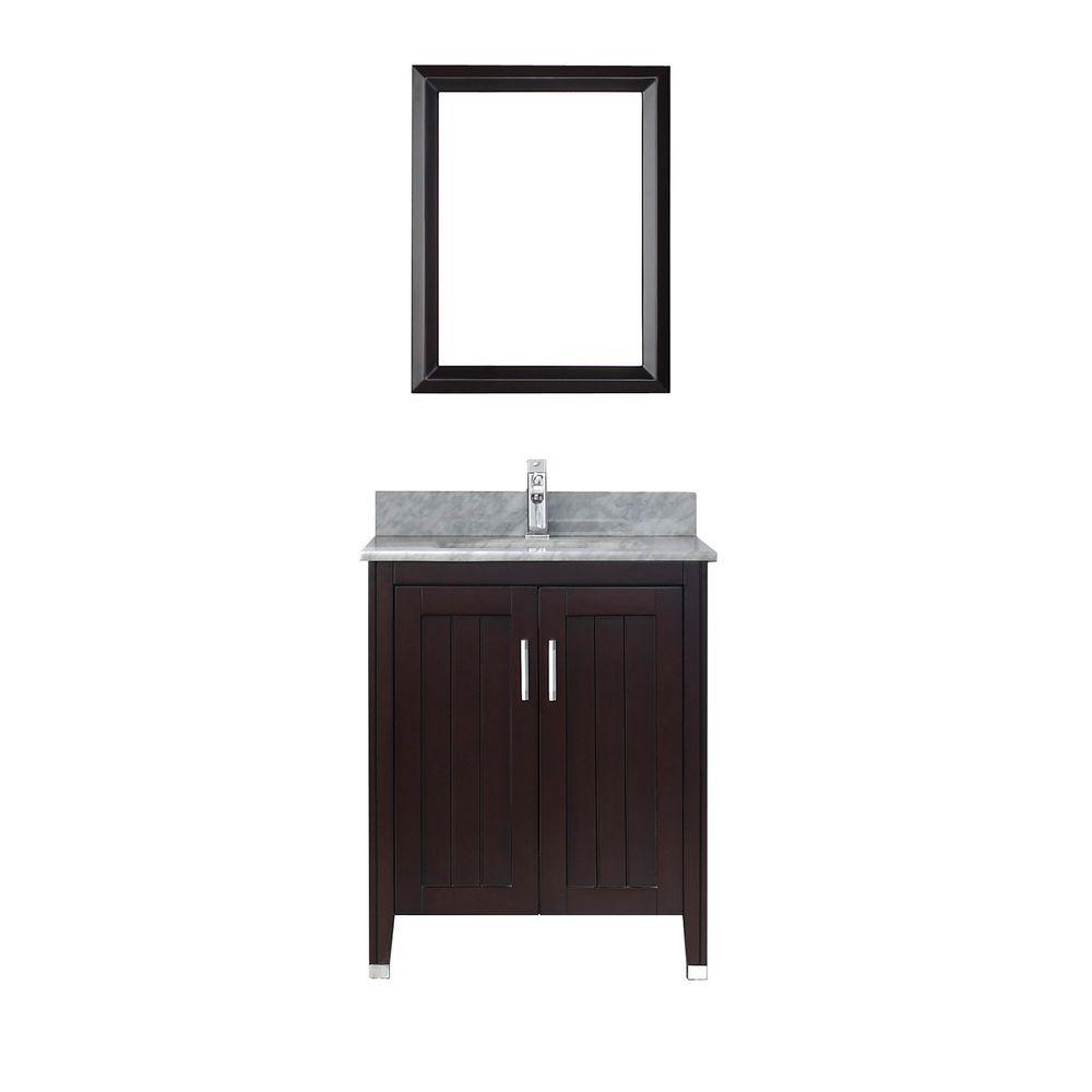 Studio Bathe Jackie 28 In Vanity Chai With Marble Top Studio Bathe Jackie 28 In Vanity Chai With Marble Top And
